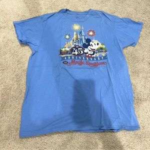 Disney / Magic Kingdom 45th Anniversary Celebration Short Sleeve Crewneck Shirt